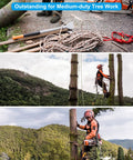 Five Eighths Inch By Two Hundred Feet Polyester Bull Rope Arborist Rigging Line For Pulling Trees, Tying Off, Heavy Duty