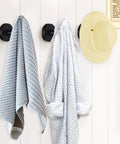 Matte Black Stainless Steel Heavy Duty Wall Hooks Set, 16 Pack Robe Towel Coat Hangers for Bathroom