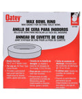 Box of Heavy Duty Wax Bowl Ring for Toilet Installation Fits 3 Inch And 4 Inch Waste Lines, 100 Percent Petroleum Wax Gasket.