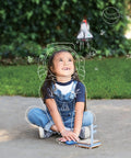 Totally Build It Yourself Space Explorer Kit For Kids Ages Five Plus With Real World Science Lessons, girl with rocket model