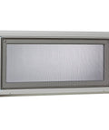 Vinyl Basement Hopper Window 32 By 18 White, Heavy Duty 3 Inch Mainframe, 4 Point Welded Sash, Cast Metal Lock, Full Screen Coverage
