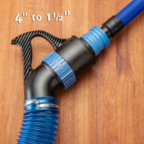 Stacking Dust Port Adapter Set 3 Piece For Dust Collection Hose And Tools Easy Fit Vacuum Adapters