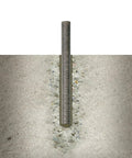 Heavy Duty Epoxy Anchor Glue For Concrete Threaded Rods Rebar And Dowels Fast Curing Mix Tip Delivers Bulletproof Bond Every Pour 22 Oz Twin Cartridge in concrete with threaded rod.