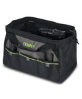 Pro Grade 15 Inch Tool Bag For Pros And Contractors Water Resistant Tote With Three External Pockets Built To Last Black