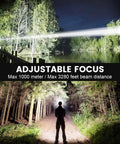 Two Pack Rechargeable Headlamp 99,000LM Ultra Bright with 3 Modes and 90 Degree Adjustable Beam IPX6 Waterproof lighting forest path