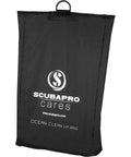 Ocean Cleanup Dive Gear Bag With Velcro Closure, Double D Rings For Secure Carry, Rolls Up With Blue Bungee displayed