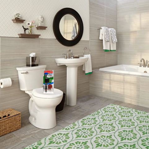 High Performance Toilet Fill Valve With 2 Inch Adjustable Flapper Kit displayed in a modern bathroom setting