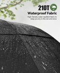 Close-up of Big Ole Golf Umbrella with Auto Open and Windproof Canopy Thick Waterproof UV Shield