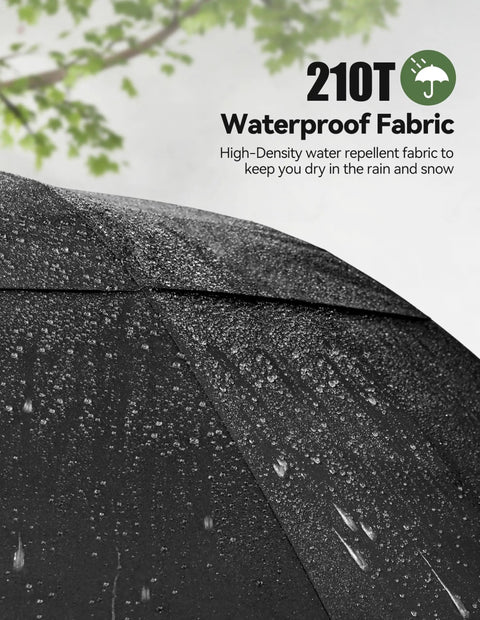 Close-up of Big Ole Golf Umbrella with Auto Open and Windproof Canopy Thick Waterproof UV Shield