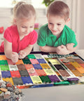 Awesome Kids Rock Collection Kit With 250 Plus Rocks Gemstones Crystals Fossils And Minerals Two Pounds Geology STEM Set For Learning Exploration And Hands On Science Gifts For Boys And Girls Ages Six And Up, kids studying rocks