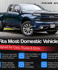 Pickup truck with stainless steel license plate screws with nylon inserts, rustproof front and rear plate hardware, fits most domestic vehicles