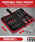 7 Piece Hook And Pick Set With Long And Mini Precision Picks 4 Small Hooks And 3 Large Hooks Carbon Steel Tools Includes Grab And Go Storage Bag For Easy Transport And Quick Access, open case