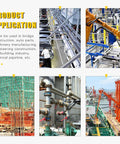 Collage showing applications of Heavy Duty M10 Wire Rope Accessory Kit in industrial and construction settings.