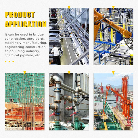 Collage showing applications of Heavy Duty M10 Wire Rope Accessory Kit in industrial and construction settings.