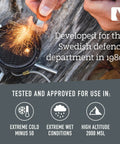 Two-In-One Magnesium Fire Starter Kit With Ferro Rod And Emergency Whistle, Waterproof Flint Tool igniting sparks