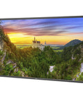 Whopping 98 Inch 4K Ultra HD LED Digital Signage Display Interactive Communication Board with vibrant landscape image.