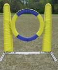 Pro Grade Durable Dog Agility Tire Jump With Non Rust Aluminum Frame For Smooth Quick Reset On Impact Outdoor Field Ready Training