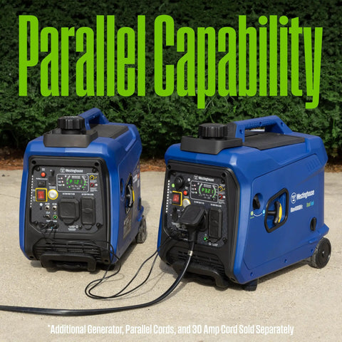4000 Peak Watt Dual Fuel Portable Inverter Generator With Remote Start Gas Or Propane Powered 3300 Rated Watts, parallel capable