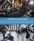 Silicone Treadmill Lubricant 4oz With Dual Applicators for universal exercise equipment application in gym setting