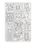 Totally Awesome Colorable Bible Index Tabs With Easy Peel And Stick Format featuring line art designs for scripture navigation.