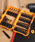 43 Piece Impact Driver Bit Set With S2 Steel Bits Magnetic Color Coded Torx Bits And Magnetizer for DIY Home Repair