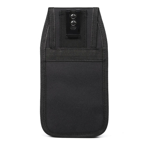 5 Pocket Tool Pouch With Heavy Duty Belt Clip For Tool Belts Up To 2 Inches Wide, front view of mini organizer attachment