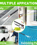 Pressure Washer Hose And Gun Kit, 25 Ft With 5 Nozzle Tips And M22-14mm Fittings, All-In-One Replacement Set For Ryobi, Simpson, Craftsman