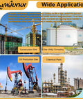 Wide application of Plug And Play Heavy Duty Electric Pipe Threader Machine 1/2 To 3 Inch With Npt Dies in construction, gas, oil, and chemical sites.