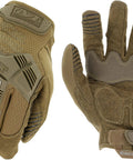 M-Pact Tactical Gloves With Secure Fit, Touchscreen Capable Dexterity, And Tough As Nails Grip For Men, front and back view