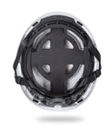 Interior view of Hi Viz Safety Helmet Zenith X ANSI Compliant White With Adaptive Fit System DRY Plus Moisture Wicking Fabric Internal Layer.