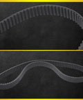 Beefy Ride-Ready Drive Belt Replacement 139T 1 1/8 Inch Wide For Harley Touring And Trike Bikes 2004-2024 close-up view
