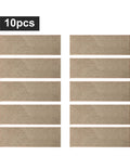 10 beige Edging Stair Treads Non Slip Carpet Mat 28 Inch By 9 Inch Indoor Stair Runner For Wooden Steps Ideal For Pets And Kids