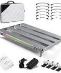 Guitar Pedalboard With Isolated Power Supply, PD-M Aluminum One-Piece Bent Frame, foldable pedalboard with accessories and bag