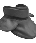 Tough As Nails Hema Throat Guard Gorget with Air Mesh and 350N puncture-resistant fabric, side view showing neck protection.