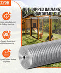 Real Deal 1/2 Inch Hardware Cloth, 24 By 25 Ft Roll, 19 Gauge Hot Dipped Galvanized Steel Wire Mesh for outdoor chicken coop.