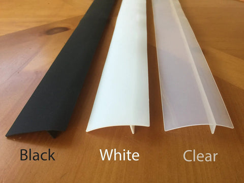 Kitchen Silicone Stove Gap Cover Set Of 2 21 Inches Black Heat Resistant Easy Clean Wide Gap Filler Seals Spills Between Countertop