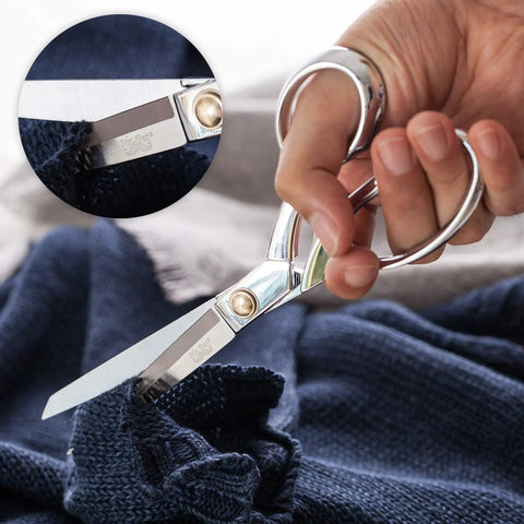 Beastly Sharp All Metal 8 Inch Tailor Scissors For Sewing And Quilting That Slice Through Multi Layer Fabric Denim Leather Burlap Canvas Heavy Duty For Pattern Cutting Alterations Dressmaking And Hand Craft Projects, cutting dark fabric