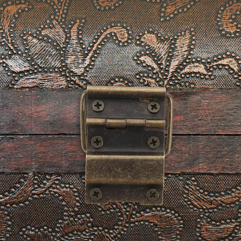 Heavy Duty Iron Hinges For Wooden Jewelry Boxes With Screws Tough As Nails High Hardness Mini Hinges Close-Up