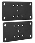 Two Pack 4x4 Post Anchor Plates For Decks, Wood Fences, Mailboxes And Posts, Heavy Duty Structural Steel Post Bases With Predrilled Holes For Easy Concrete Install