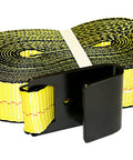 Heavy Duty 2 Inch Ratchet Tie Down Straps With Steel Hooks 27 Feet Long 3333 Lbs Working Load Limit 10000 Lbs Break Strength