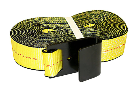 Heavy Duty 2 Inch Ratchet Tie Down Straps With Steel Hooks 27 Feet Long 3333 Lbs Working Load Limit 10000 Lbs Break Strength