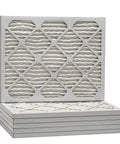 Stack of MERV 13 Pleated Air Filter 12x24x1, Universal HVAC Replacement for Home Furnaces and AC Units, 6 Pack
