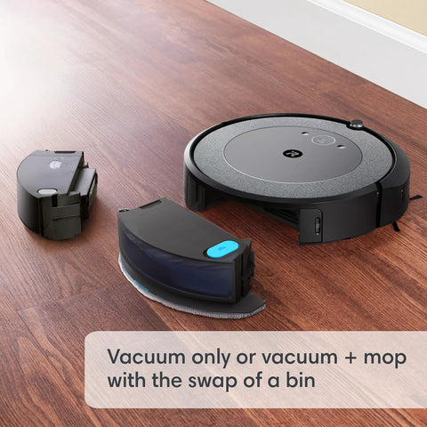 Roomba Combo I5 Plus Self Emptying Robot Vacuum And Mop With Clean By Room With Smart Mapping, Empties Itself For Up To Sixty Days