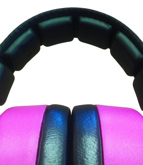 High NRR 37dB Safety Ear Muffs For Shooting And Industrial Work, Ultra Comfortable Hearing Protection With Padded Headband, Maximum Noise Reduction For Loud Tools And Motors, Pink