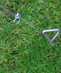 Heavy Duty Ground And Foundation Anchor Kit For Canopia Nature Greenhouses And Skylight Sheds on grassy surface