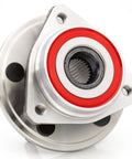 Front Wheel Hub Bearing Assembly For Jeep Wrangler 2000 To 2006 And Cherokee 1999 To 2001 Non ABS 5 Lug With Full Cast Rotors