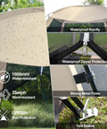 12 X 12 Ft Camping Screen Tent For 8 To 10 People, Easy Setup Mosquito Net Canopy, UV Resistant Sun Shelter with waterproof features