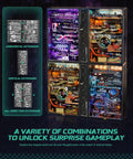 Marble Run Mechanical 3D Puzzle Kit For Adults And Teens, DIY Miniature Model Building, Parallel World Hip Hop Street MR03S With Lights And USB C Power For A Streetwise Track Adventure, cyberpunk track set