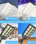 Badass Durable Solar Street Light Waterproof Outside With Next Level Motion Sensor Day To Night Auto Switch Bright Led Panels mounted outdoors