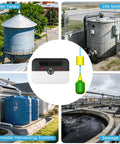 WiFi Sump Pump Alarm with Phone Alerts, High Low Water Level Sensor, Backup Battery, 110dB Siren, LED Flash IP65 Waterproof Float Switch